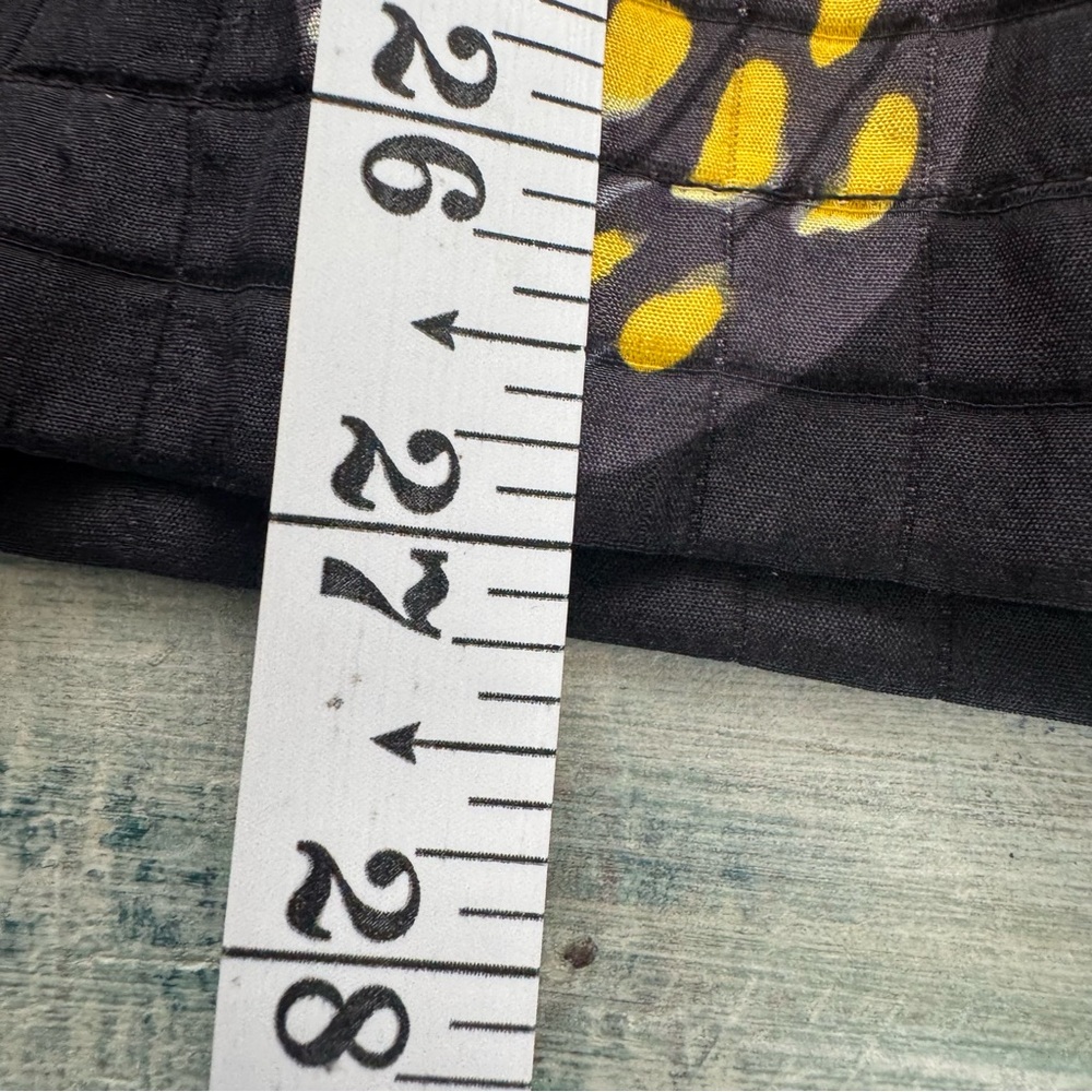 Nexx Silk Linen Black Artsy Whimsical Butterfly Kimono Button Down Jacket Sz 1X - Picture 9 of 12